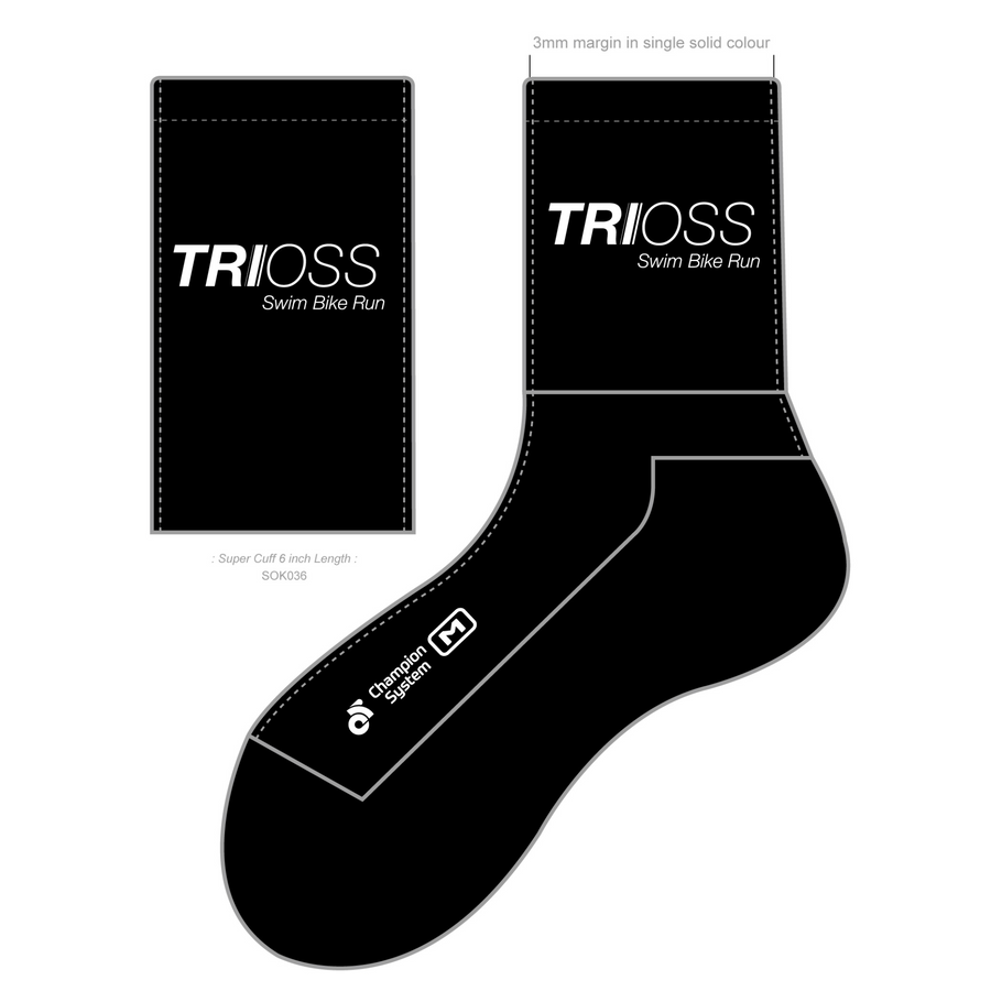 Sublimated Sock 6 Inch