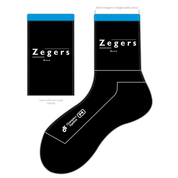 Sublimated Sock 6 Inch
