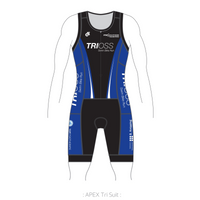 PERFORMANCE Tri Suit met Naam/Landcode