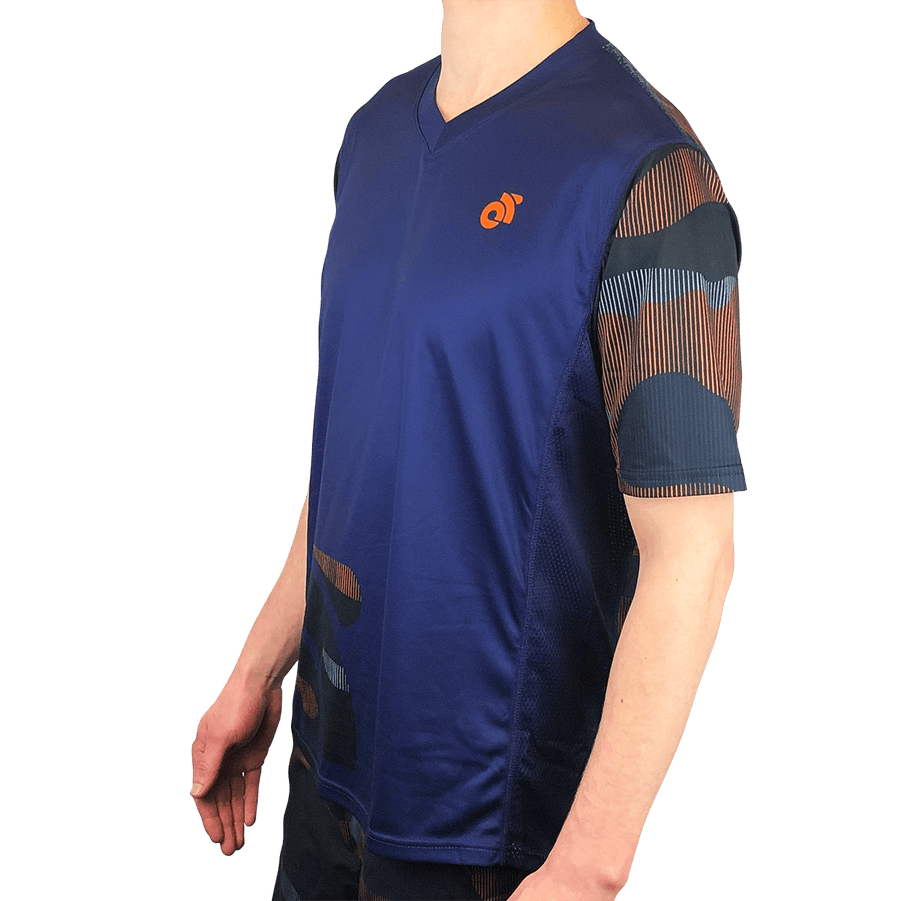 APEX Shirt Short Sleeve V Collar Men